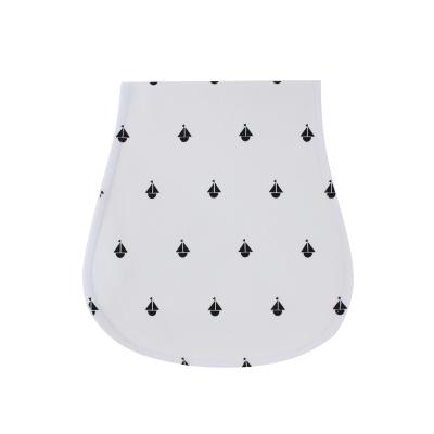 China Antibacterial Printed Cotton Flannel Burp Cloth Baby Bibs for sale