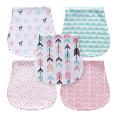 China China Supplier Antibacterial Fashionable Effective Baby Bibs And Burping Cloths for sale