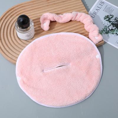 China Breathable Reusable Face Towel Mask Anti Aging Steam Facial Towel Moisturizing Rejuvenation Beauty Skin Care Mask for sale