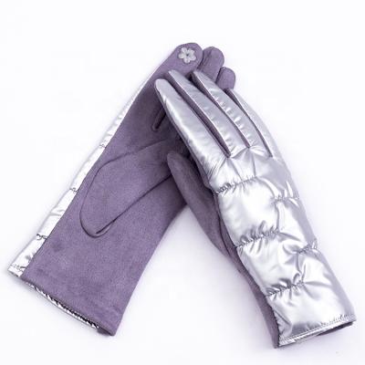 China Simple Hot Selling Stylish Smart Phone Down Cloth Gloves For Women for sale