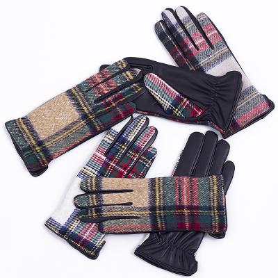 China Everyday Life Modern Simplicity Outdoor Finger Winter Leather Gloves for sale