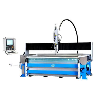 China 5 axis water jet cutting machine price 5 axis water jet cutting machine price pocelian glass stone marble granite ceramic tile metal tile with CE for sale