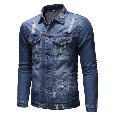 China Hot sale waterproof men's denim cowboy windproof oversized material / jeans jacket for men for sale