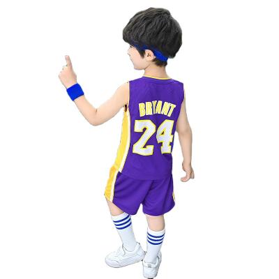 China No. Jersey Boys' Game. 24 Sports Factory Wholesale Custom Kids Basketball Uniforms Bryant Sports Uniforms for sale