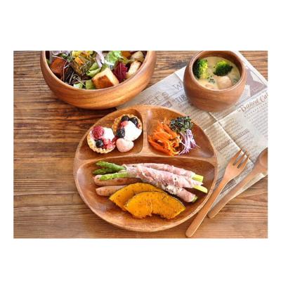 China Multi-size Natural Uncoated Rectangular Kitchen Breakfast Dish Solid Wood Tray for sale