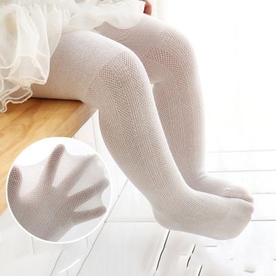 China Hot Sales Antibacterial Spring Soft Breathable Knitted Cute Baby Socks Children Kids Stockings Cotton Baby Tights Summer for sale