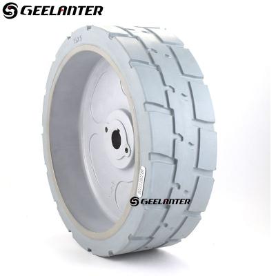 China Ntural rubber cheap wholesale tiressolid tires white color gray tire 15*5 - GEELANTER for sale