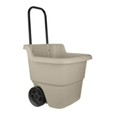 China Factory New Arrival pp Car Wash Ice Bucket Waste Dust Bin Daily Lightweight Automatic Portable Lawn Cart for sale