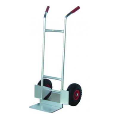 China Daily Durable Industrial Vertical Hand Trolley Truck Aluminum Cart 100kg for sale