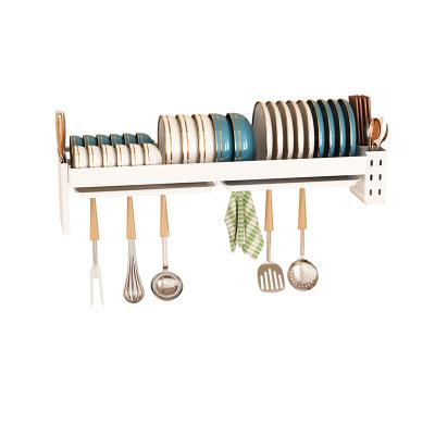 China Multifunctional Wall Mounted Kitchen Utensils Organizer Spice Rack Shelf Storage Holders and Racks Dish for sale