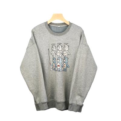 China Wholesale Hoodie Gray Fleece Pullover Viable Factory Fleece Sweatshirt for sale