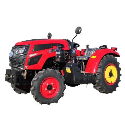 China Cheap Factory 50HP 60HP 70HP Farm Tractors Agriculture 4stroke Agricultural Machinery Farm Tractors For Sale for sale