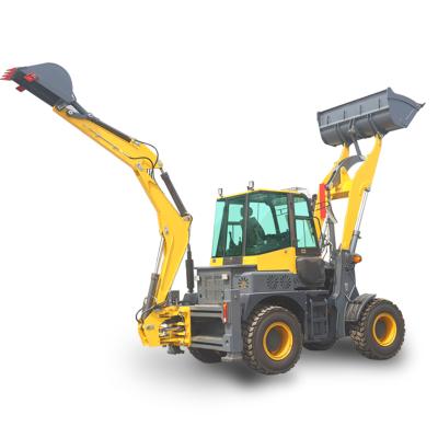 China Mini Front End Loader Mini Manufacturer 4x4 Backhoe Loader Excavator China Wheel Excavator Backhoe Loader for sale