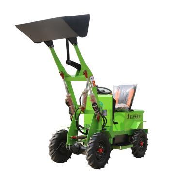 China Mini Wheel Loader 0.4ton/0.6ton Mini Front End Loader Electric Mini Front End Loader Wheel Mini Loader for sale