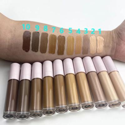 China Best Selling Natural Vegan 10 Color Face Foundation Concealer Makeup Private Label Concealer Pen Liquid for sale