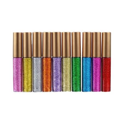 China Waterproof Customize Private Label Eyeliner Magic Eyeliner Glitter Eyeliner for sale