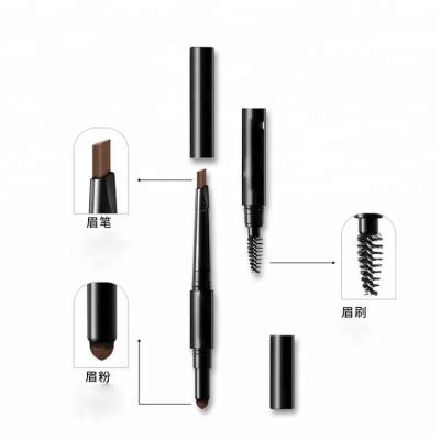 China 3D Waterproof Eyebrow 3 in 1 Eyebrow Pencil + Air Cushion Eyebrow Powder + Brow Brush Makeup Cosmetic for sale