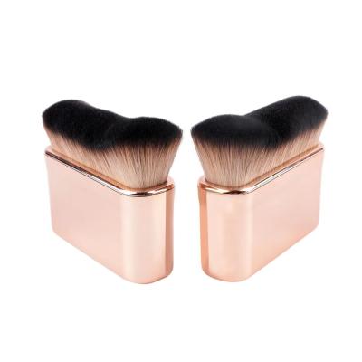 China Angular Blush Professional Makeup Brush For Synthetic Makeup Foundation Brush Single Private Label for sale