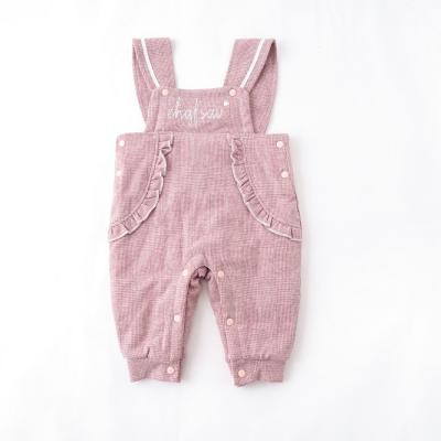 China Winter Newborn Baby Overalls 100% Cotton Outdoor Wear Baby Clothes Boutique Overalls 2021 for sale