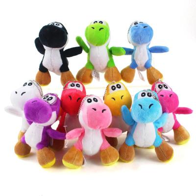 China Plush Toy 10 Colors Mario Yoshi Dinosaur Mini Game Plush Toy for sale