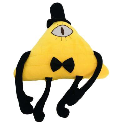 China 28cm Plush Gravity Falls - Bill Cipher Plush Triangle Stuffed Toy For Kids Baby Gift for sale