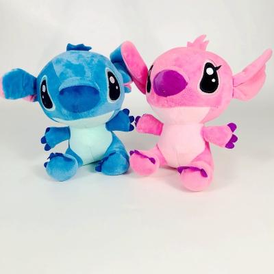 China Cute Stuffed Plush Toy 20cm Cartoon Stitch Plushies Toy Angel Stuffed Animals Doll For Baby Kids Gift for sale