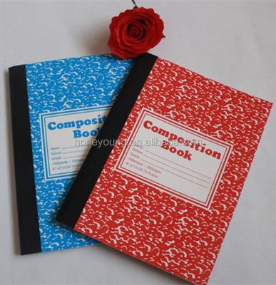 China School composition notebook colored by composition book maker cutom design for sale