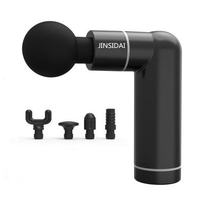 China Mini Portable Body Fascia Massage Gun with Multiple Head deeply massage your muscle group for sale