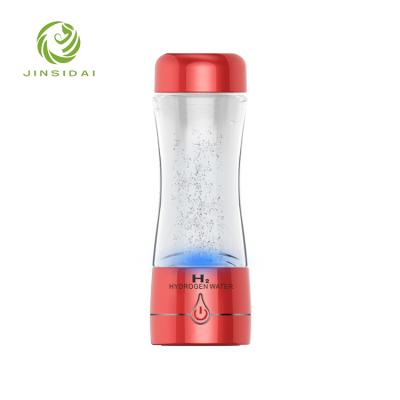 China Household pre-filtration USB charged life h2 hydrogen portable alkaline water bottle to make free water 2 fuctions H2 water maker for sale