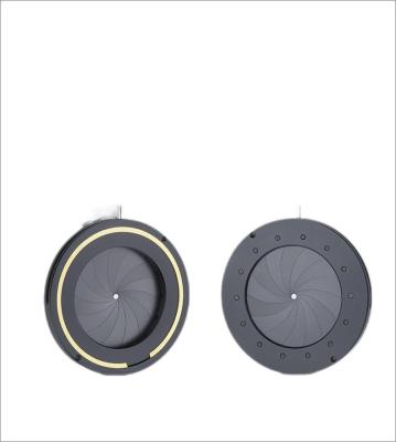 China Optical Material 1.5-36mm Diaphragm Aperture Adjustment Adjustable Diaphragm For Optical Path Optical Test System for sale