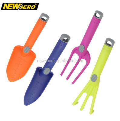 China Garden Tool Kit Medium Size 4pcs Garden Tool Kit Plastic DIY Tools Toy Tool Set for sale