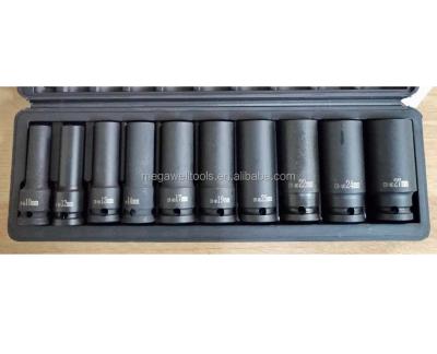 China SCREW RELEASE LOCK Impact Socket Set Dr. EURO Type 10pc 1/2