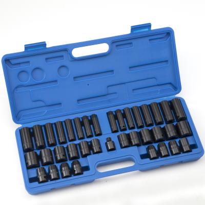 China High Quality Auto Repair Length Air Impact Plugs Wind Gun Sleeve Set and Professional Machine Repair Set for sale