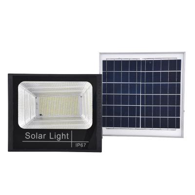 China Garden 100w IP67 Integrated Outdoor ABS Floodlight Solar LED Flood Light for sale