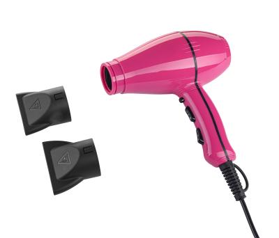 China Certified Ionic 2000 2200 2400w DC Motor Super Strong Moving Hair Dryer Mini Hair Dryer Pink Cheetah for sale