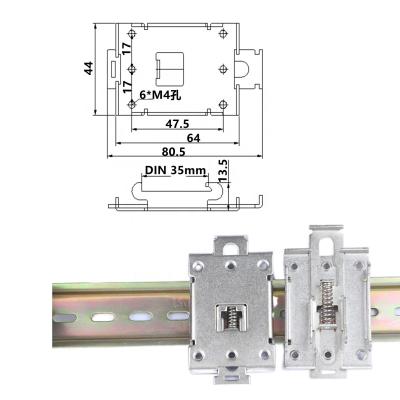 China Tieda Electrical Appliances DIN Rail Guide Rail Loop 4.5 Through-hole Switch Board Deduction Wet Loop for sale