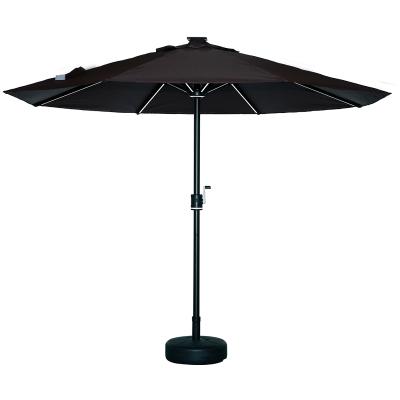 China Modern Patio Furniture Outdoor Garden Led Wholesale Market Lightweight Beach Umbrellas for sale