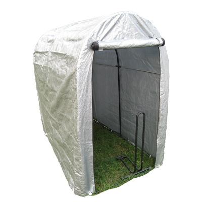 China Waterproof Japanese Style Sliver Bike Tent Bicycle Shed Shelter Shelter For Sale for sale