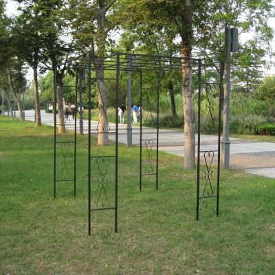 China Easily Assembled Hot Sale Wrought Iron Pergola With Cheap Price for sale