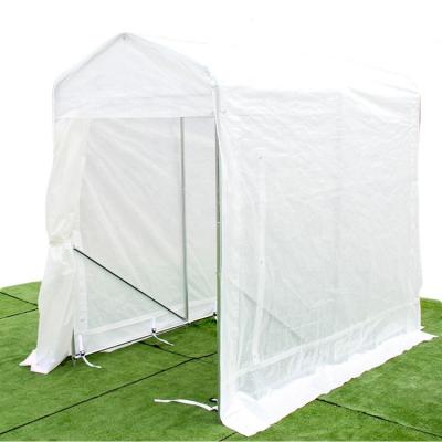 China White PVC/PE Storage Shelter 5*8 Indoor Outdoor Indoor Utility Shelter Tents With Wholesale Price for sale