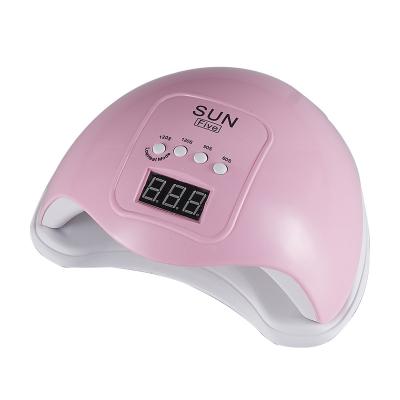 China Factory Price Convenient Portable Professional Small Sun Five Lamp 48w UV Nail Dryer for sale