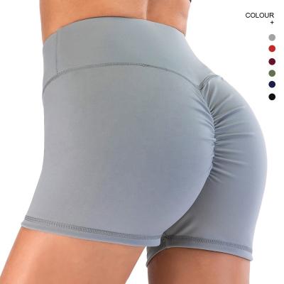 China The 2020 Breathable Women Workout Yoga Shorts High Waist Booty Lift Gym Shorts crack! crack! ruched butt sports lifting short pants for sale