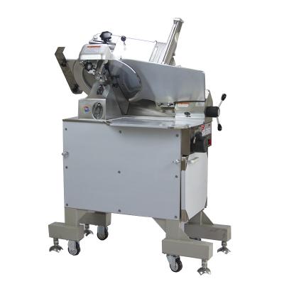 China Overload Protection Commercial Meat Slicer Cutter Frozen Bacon Slicing Machine for sale