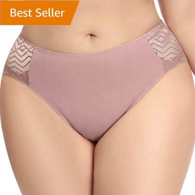 China 2Xl 3Xl 4Xl 5Xl Anti-Static Lace Ladies Briefs Big Booty Big Size Panties Plus Size Women Underwear Panties for sale