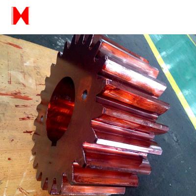 China Cement And Mining Equipments AISI Forged / Cast Stainless Steel Gear Wheel Forging Gear Parts for sale