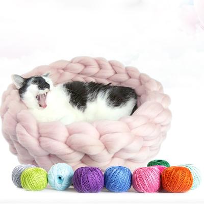 China New Braided Breathable Winter Dog Bed Pet Kennel Tent Nest for sale