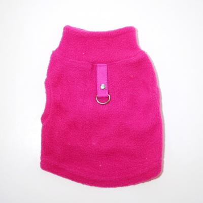 China CLASSIC Color Fleece Cat And Dog Clothes Thickening And Fleece Pet Coat for sale