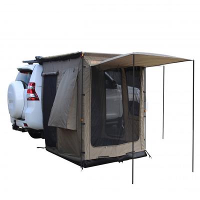 China 2.5*3M Car Side Awning Car Roof Tent UV-Resistant 4wd Mesh Room for sale