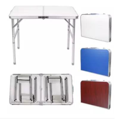 China Outdoor Table Fold Up Camping Table Aluminum Folding Camping Table Camping Table With Carry Handle for sale