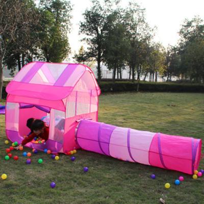 China Toy Safety Standards Children's house indoor and outdoor play tent toy tunnel and for sale